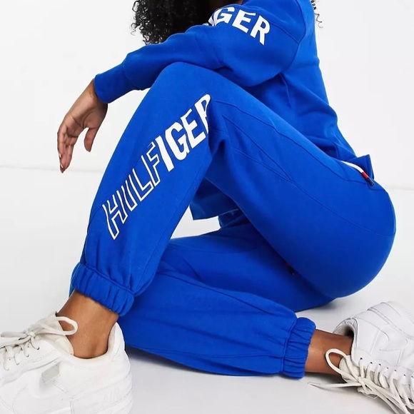 Tommy Hilfiger Pants - SOLD! Tommy Hilfiger Sport Hot Pink Boyfriend Sweatpants in Size Large